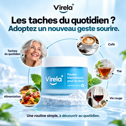 Poudre blanchissante pour les dents