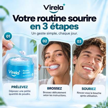 Poudre blanchissante pour les dents